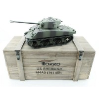 Р/У танк Torro Sherman M4A3 76mm, 1/16 2.4G, ВВ-пушка, деревянная коробка